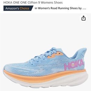 Hoka One One Clifton 9 running shoe, size 10